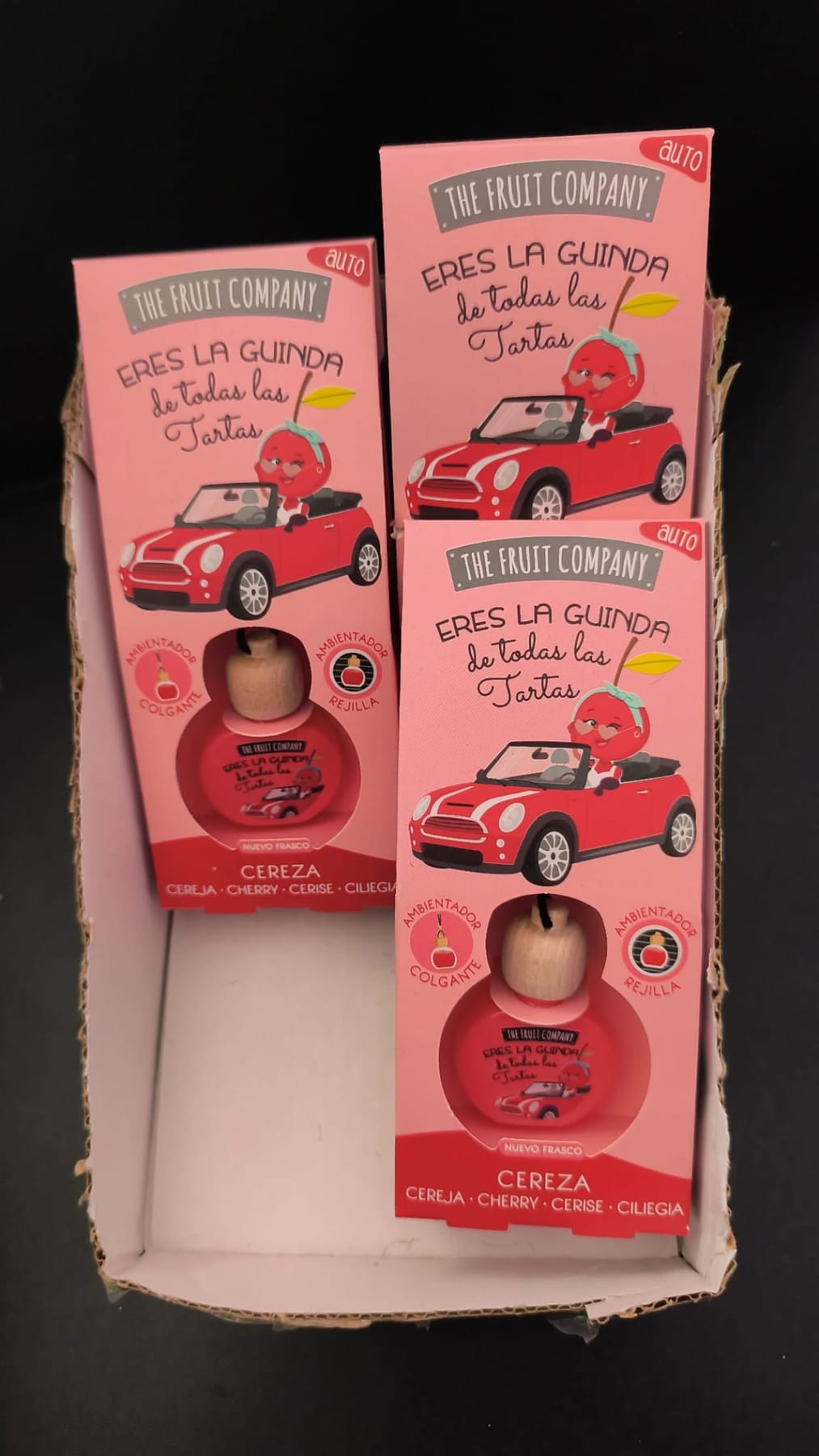 Ambientador de coche The Fruit Company de cereza